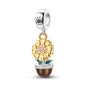 2025 Hot Sale Charms Bead 925 Sterling Silver Gold Bow Luminous Firefly Dangle Fit Bangle Bracelet Necklace DIY Jewelry
