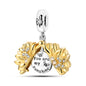 2025 Hot Sale Charms Bead 925 Sterling Silver Gold Bow Luminous Firefly Dangle Fit Bangle Bracelet Necklace DIY Jewelry