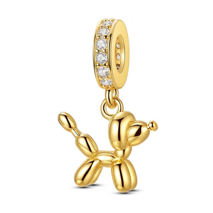 2025 Hot Sale Charms Bead 925 Sterling Silver Gold Bow Luminous Firefly Dangle Fit Bangle Bracelet Necklace DIY Jewelry