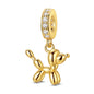 2025 Hot Sale Charms Bead 925 Sterling Silver Gold Bow Luminous Firefly Dangle Fit Bangle Bracelet Necklace DIY Jewelry