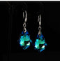 Women's S925 Silver Needle Colorful Crystal Earrings