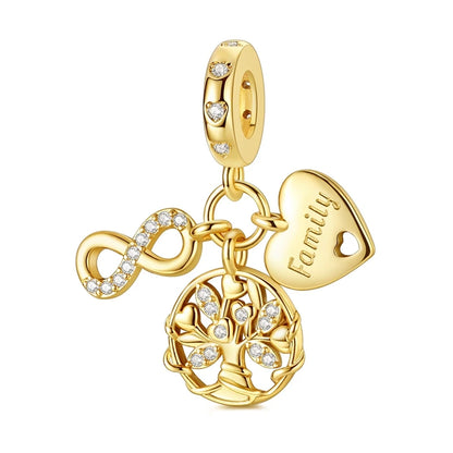 2025 Hot Sale Charms Bead 925 Sterling Silver Gold Bow Luminous Firefly Dangle Fit Bangle Bracelet Necklace DIY Jewelry