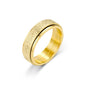 Turnable Anxiety Rings Rainbow Silver Color Relieve Stress Rings For Women Men