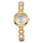 Women's Bracelet Round Dial Diamond Advanced Quartz Watch