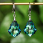 Women's S925 Silver Needle Colorful Crystal Earrings