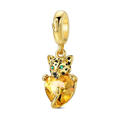 2025 Hot Sale Charms Bead 925 Sterling Silver Gold Bow Luminous Firefly Dangle Fit Bangle Bracelet Necklace DIY Jewelry